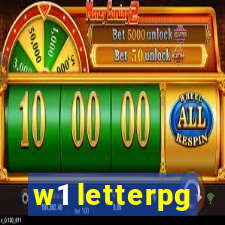 w1 letterpg